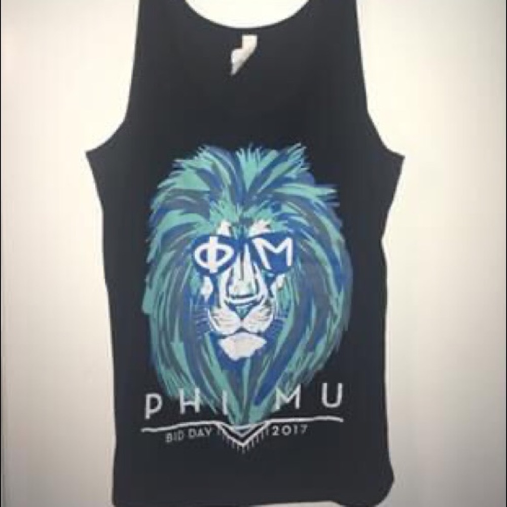 Phi Mu Lion Bid Day Tank